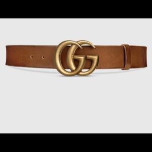 Gucci Marmont Belt Brown